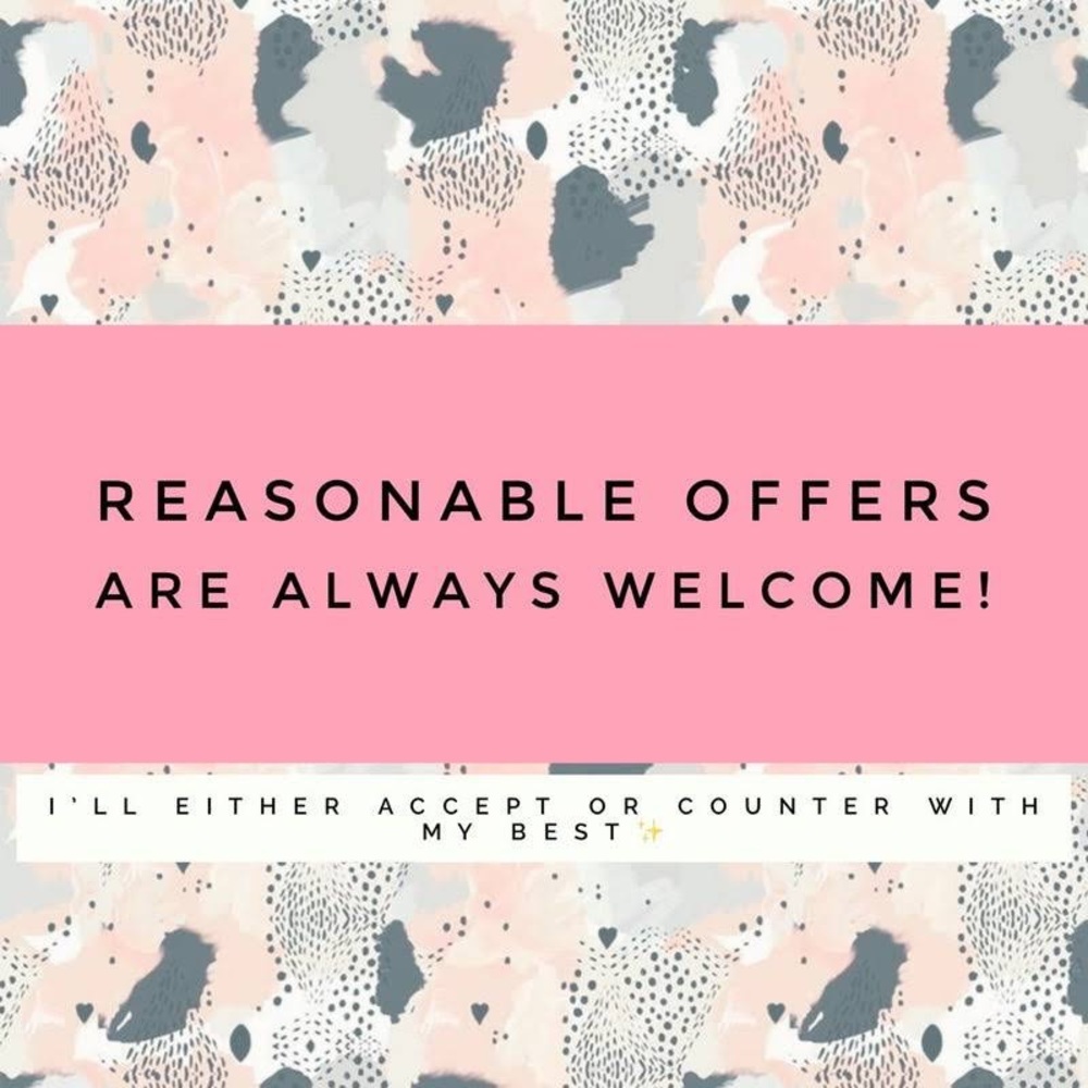 I LOVE REASONABLE OFFERS ❤️